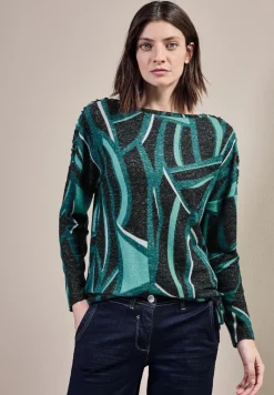 Bedrucktes Langarmshirt