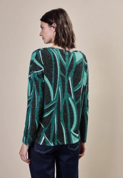 Bedrucktes Langarmshirt