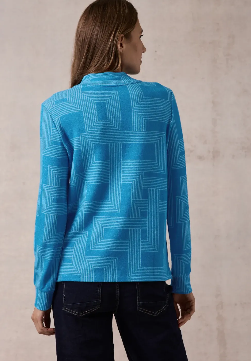 Bedrucktes Langarmshirt