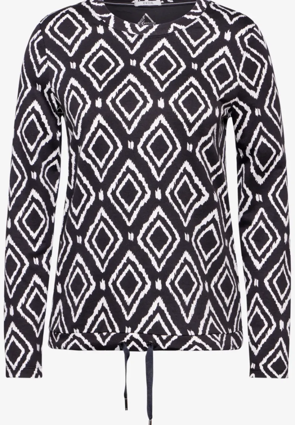 Bedrucktes Langarmshirt