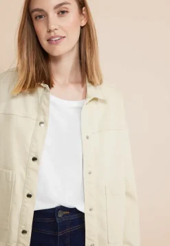 Beige Jeansjacke