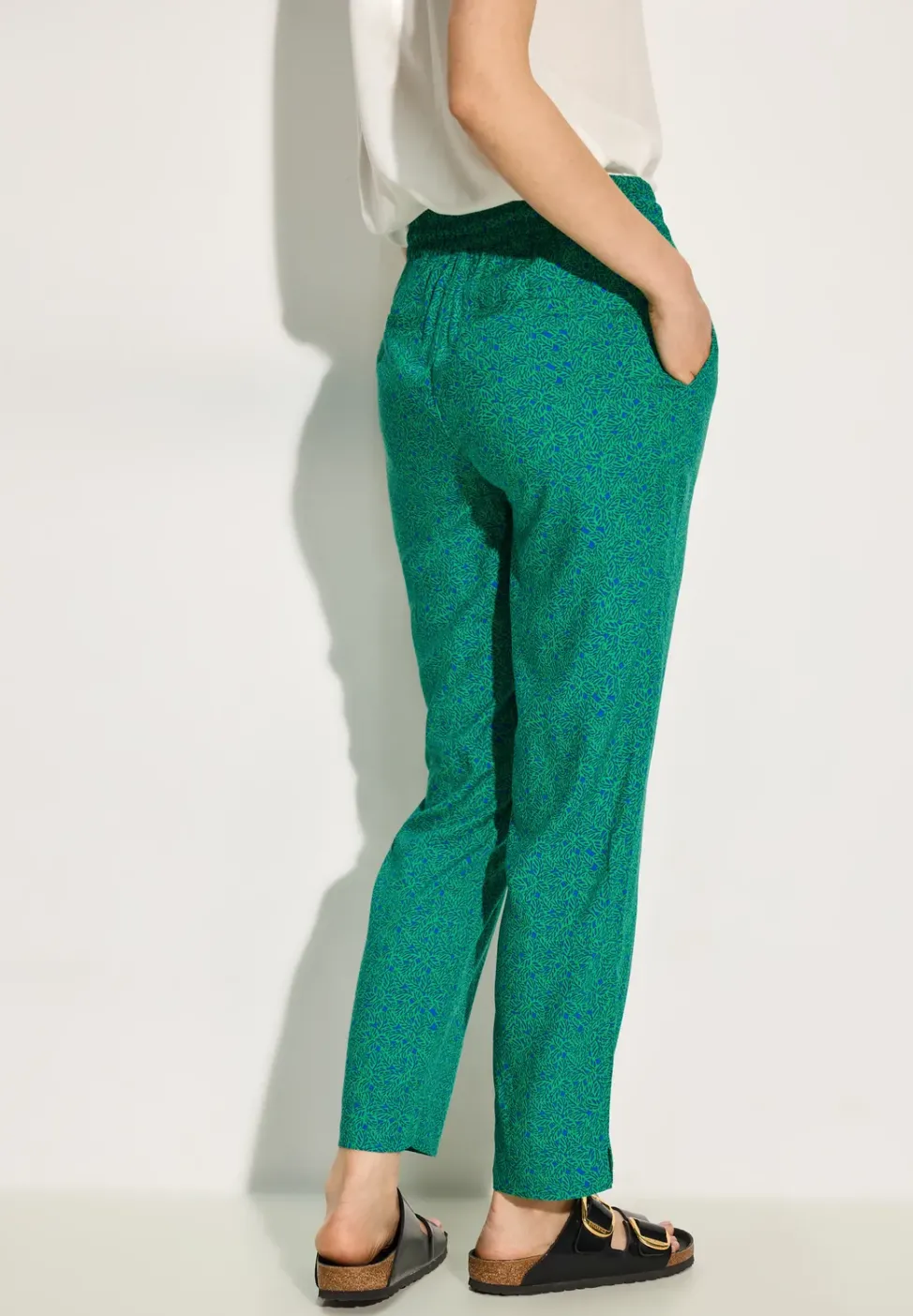 Bequeme Print Hose