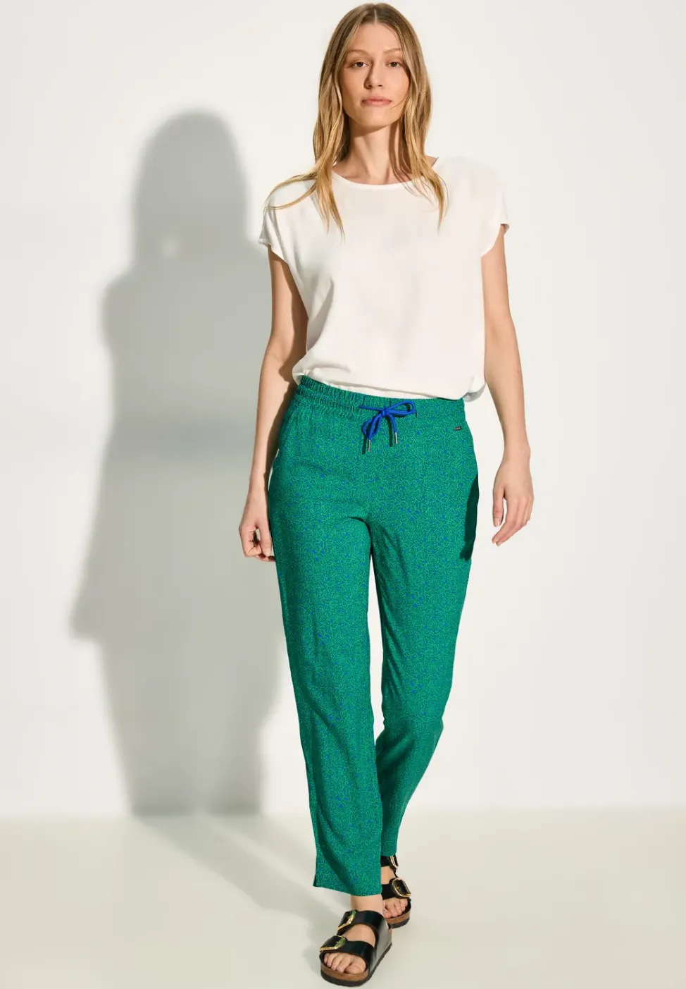 Bequeme Print Hose