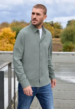 Bequemes Jersey Hemd