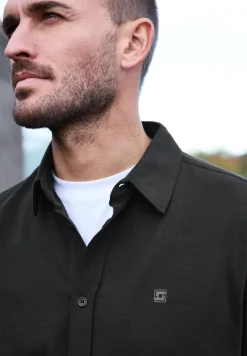 Bequemes Jersey Hemd