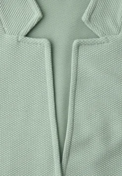 Blazer aus Jersey mit Struktur