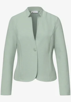 Blazer aus Jersey mit Struktur