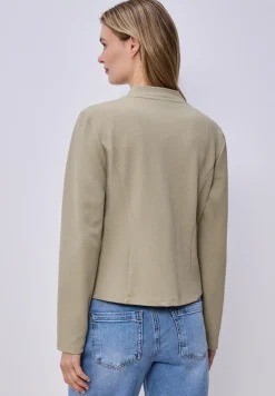 Blazer aus Jersey mit Struktur