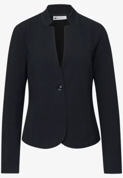 Blazer aus Jersey mit Struktur