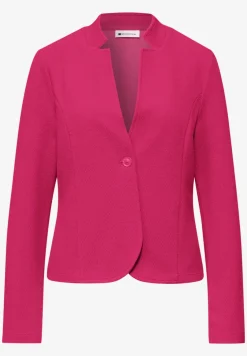 Blazer aus Jersey mit Struktur