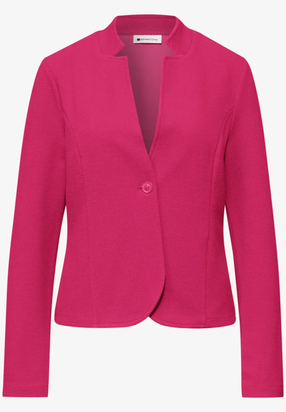 Blazer aus Jersey mit Struktur
