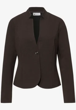 Blazer aus Jersey mit Struktur