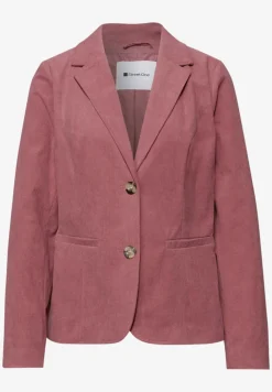 Blazer im langen Schnitt mit Struktur