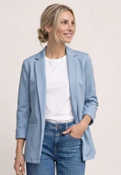 Blazer im langen und offenen Schnitt