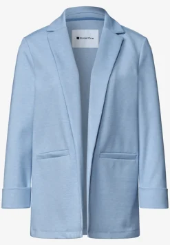 Blazer im langen und offenen Schnitt