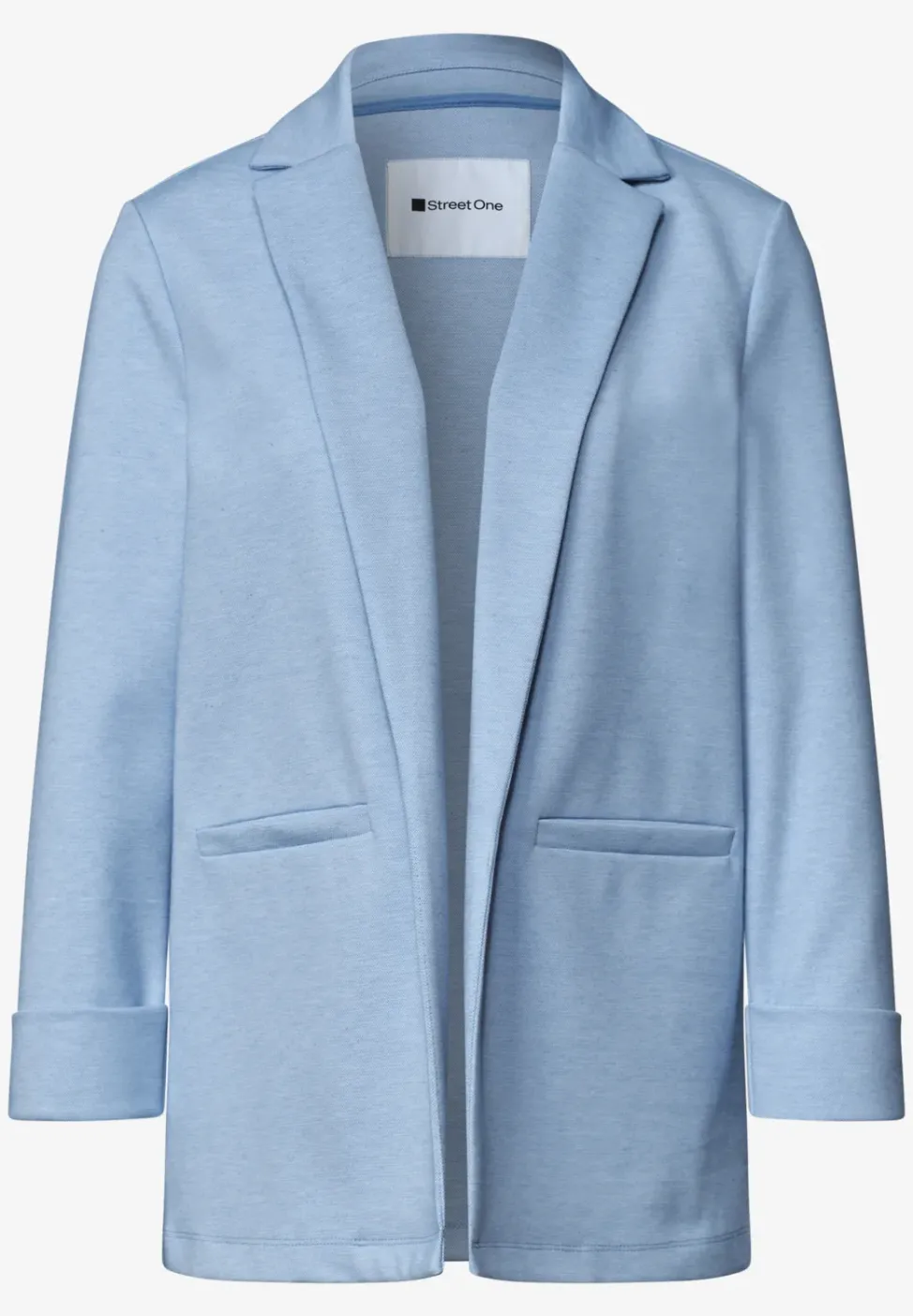 Blazer im langen und offenen Schnitt