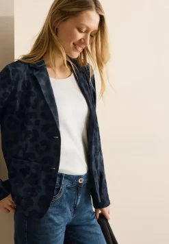 Blazer mit Leo-Struktur