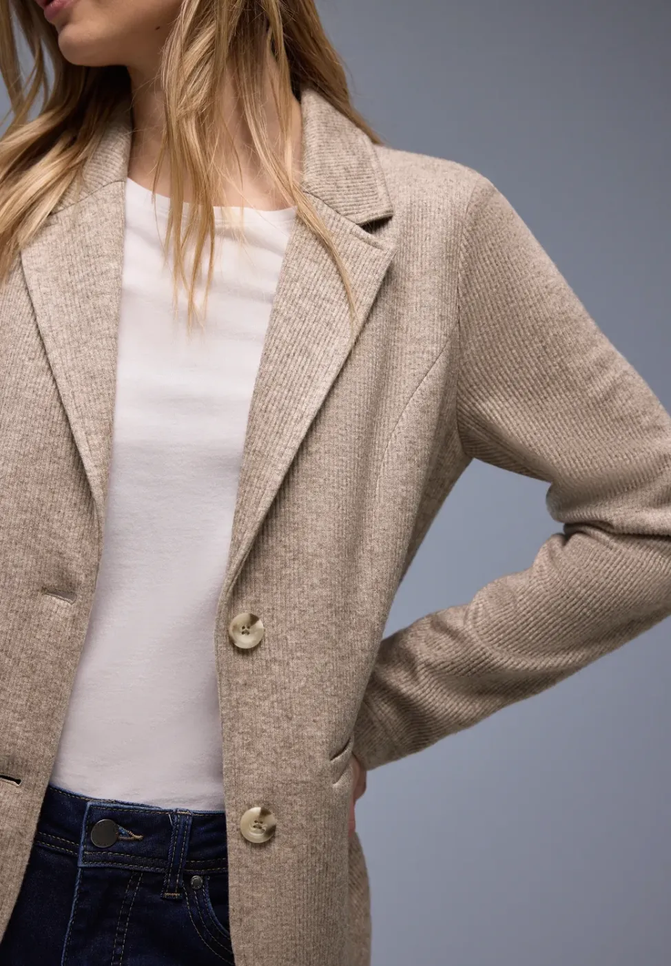 Blazer mit Struktur