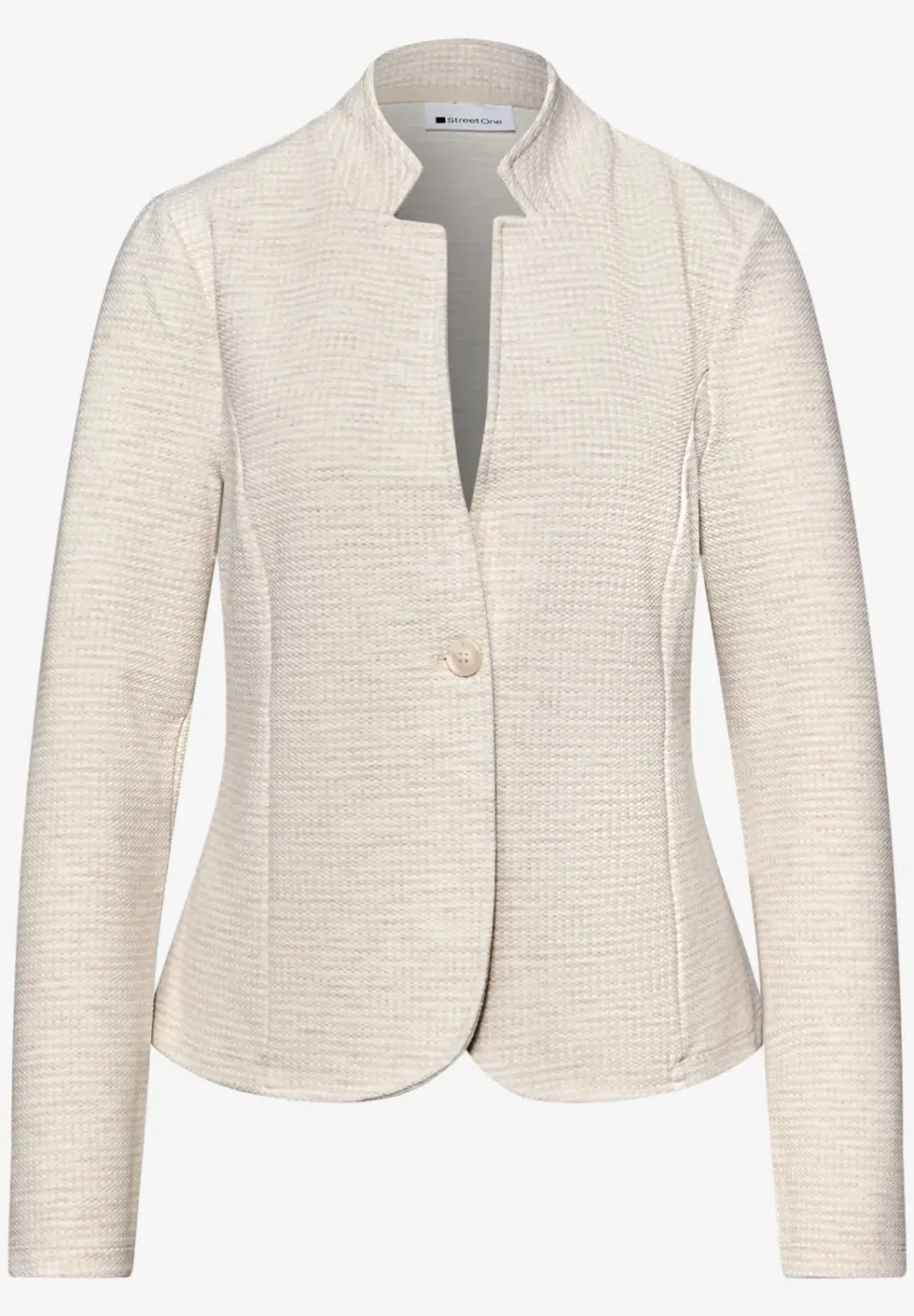 Blazer mit Struktur aus Jersey