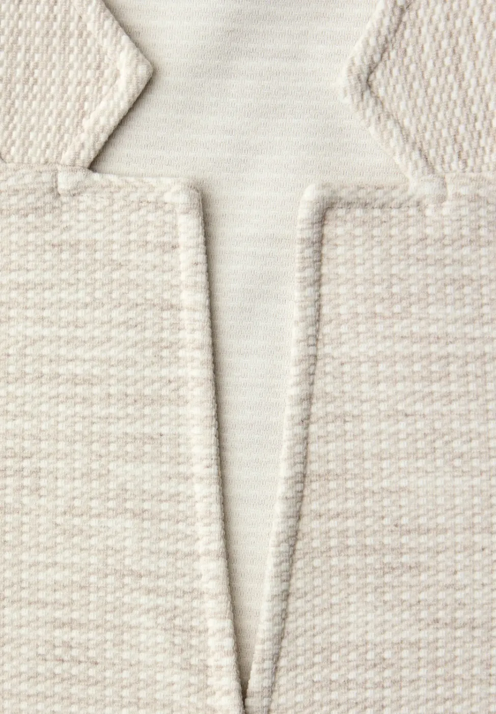 Blazer mit Struktur aus Jersey