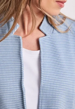 Blazer mit Struktur aus Jersey
