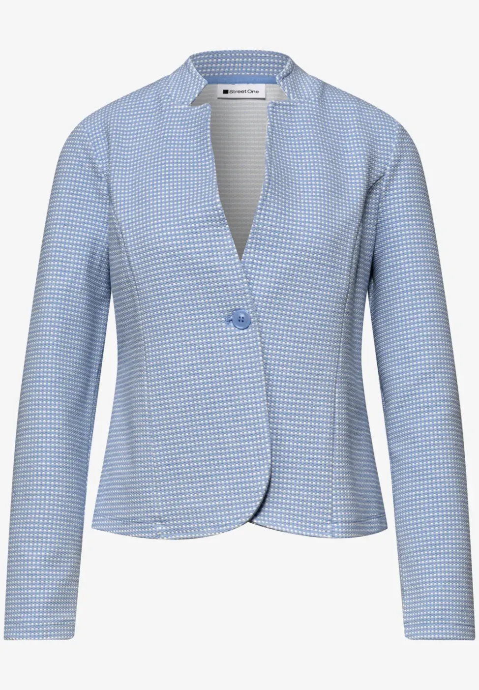 Blazer mit Struktur aus Jersey