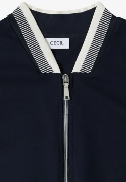 Blouson aus Jersey mit Knontrastdetails