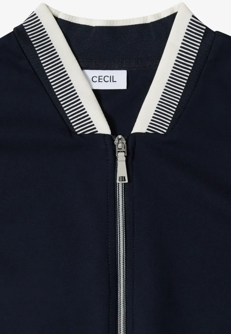 Blouson aus Jersey mit Knontrastdetails