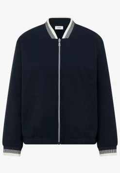 Blouson aus Jersey mit Knontrastdetails