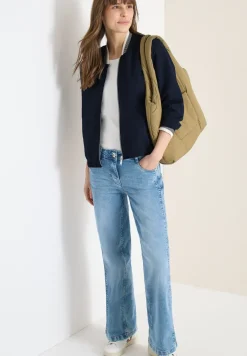 Blouson aus Jersey mit Knontrastdetails