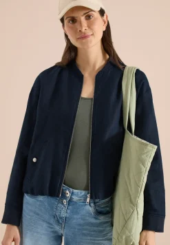 Blouson aus Leinen mit Zipper