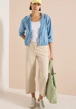 Blouson im Denim-Look mit Zipper