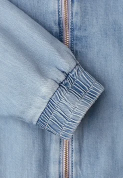 Blouson im Denim-Look mit Taschen