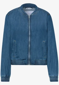 Blouson im Denim-Look mit Zipper