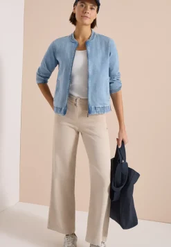 Blouson in Jeansqualität mit Zipper