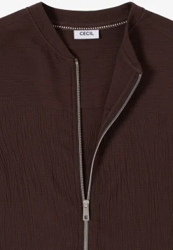 Blouson in Seersucker Qualität