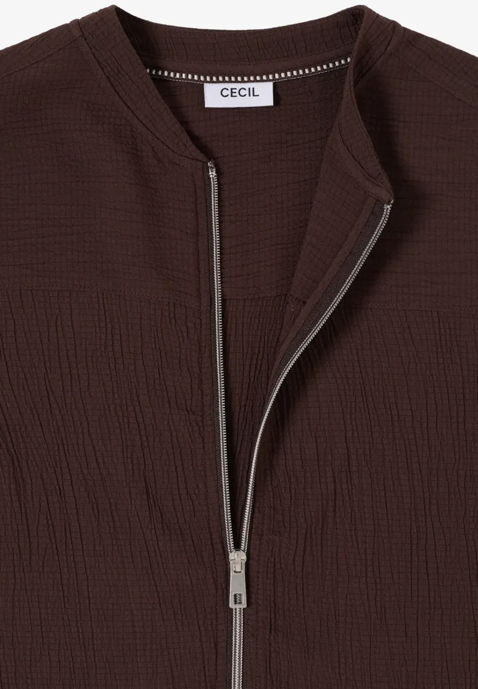 Blouson in Seersucker Qualität