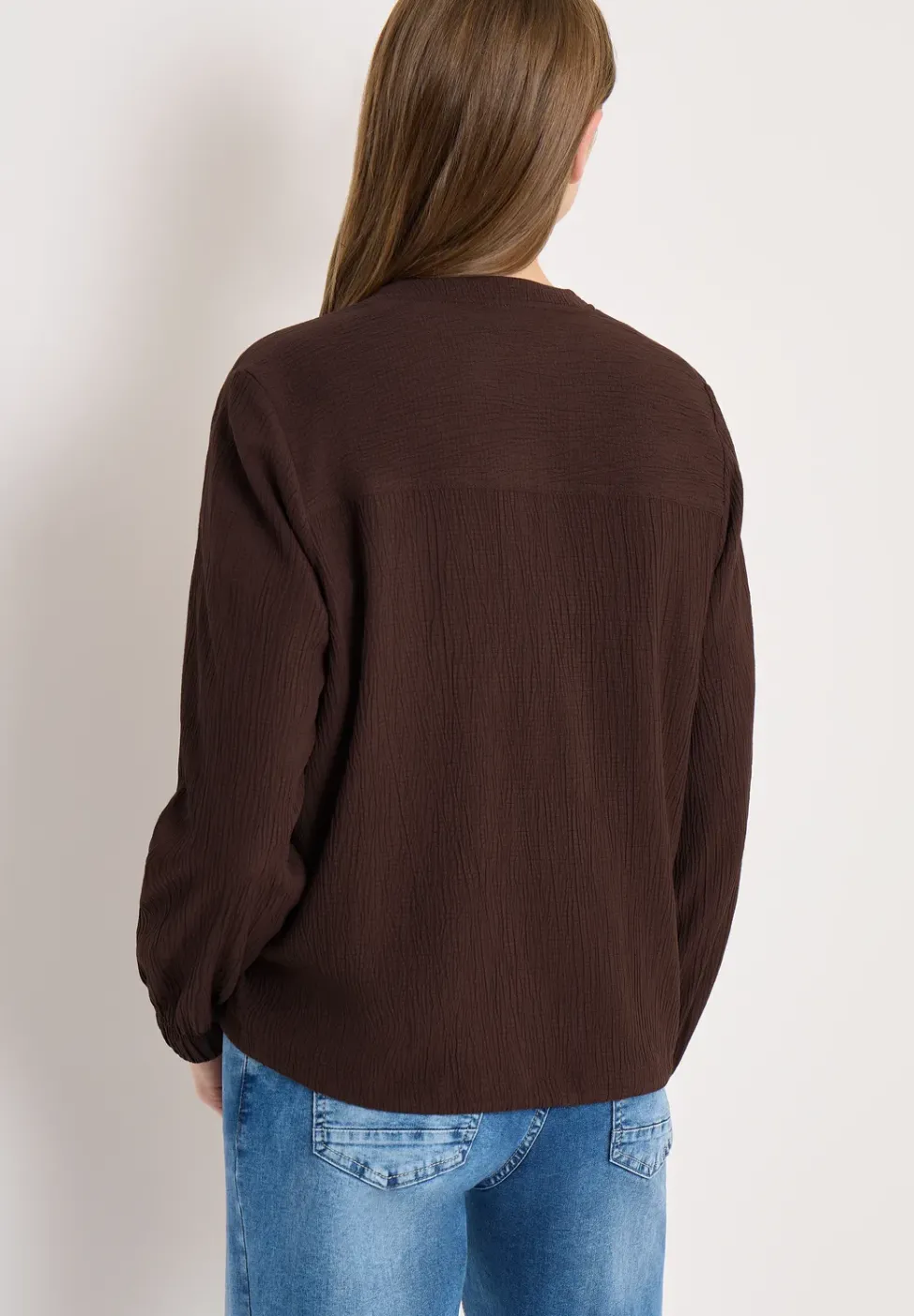 Blouson in Seersucker Qualität