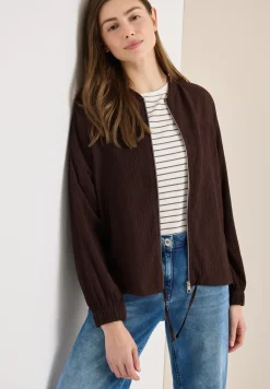 Blouson in Seersucker Qualität