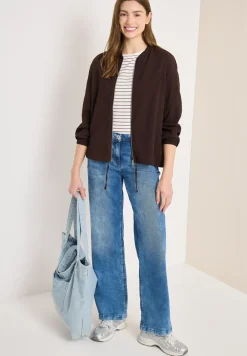 Blouson in Seersucker Qualität