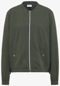 Blouson in Seersuckerqualität mit Zipper
