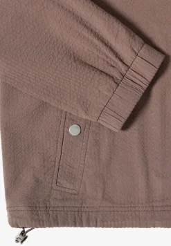 Blouson in Seersuckerqualität mit Zipper