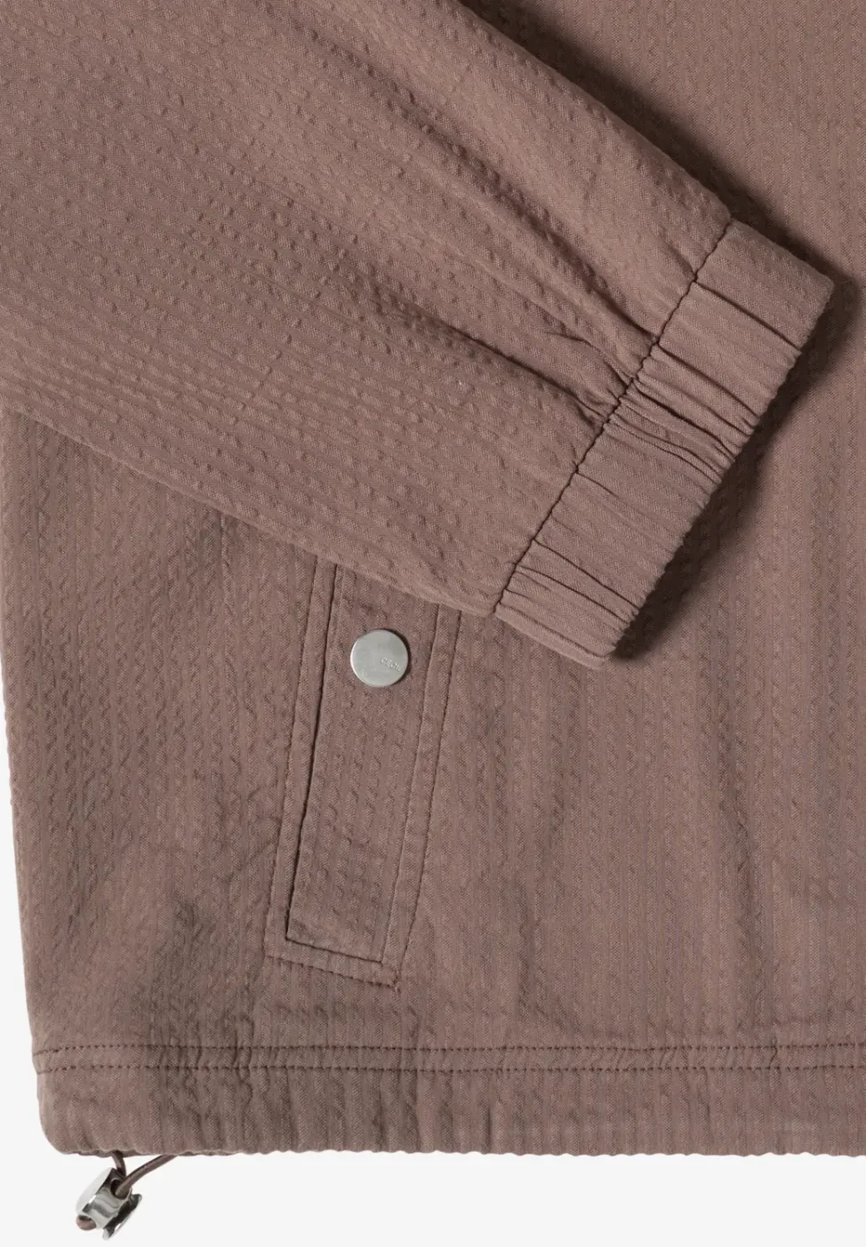 Blouson in Seersuckerqualität mit Zipper