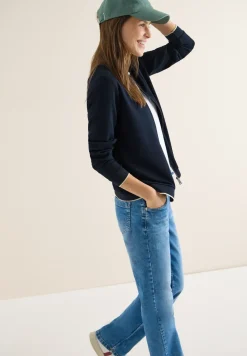 Blouson in Unifarbe