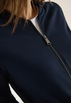 Blouson in Unifarbe