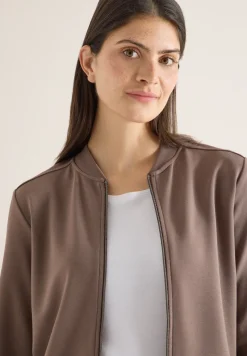 Blouson in Unifarbe
