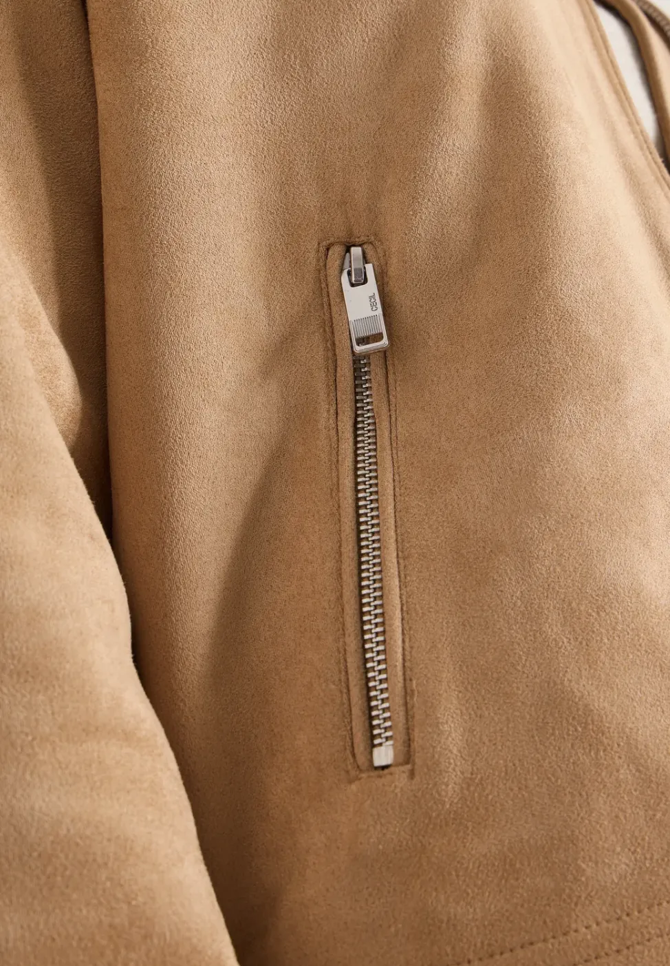 Blouson in Unifarbe