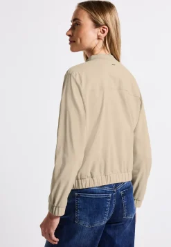 Blouson in Unifarbe