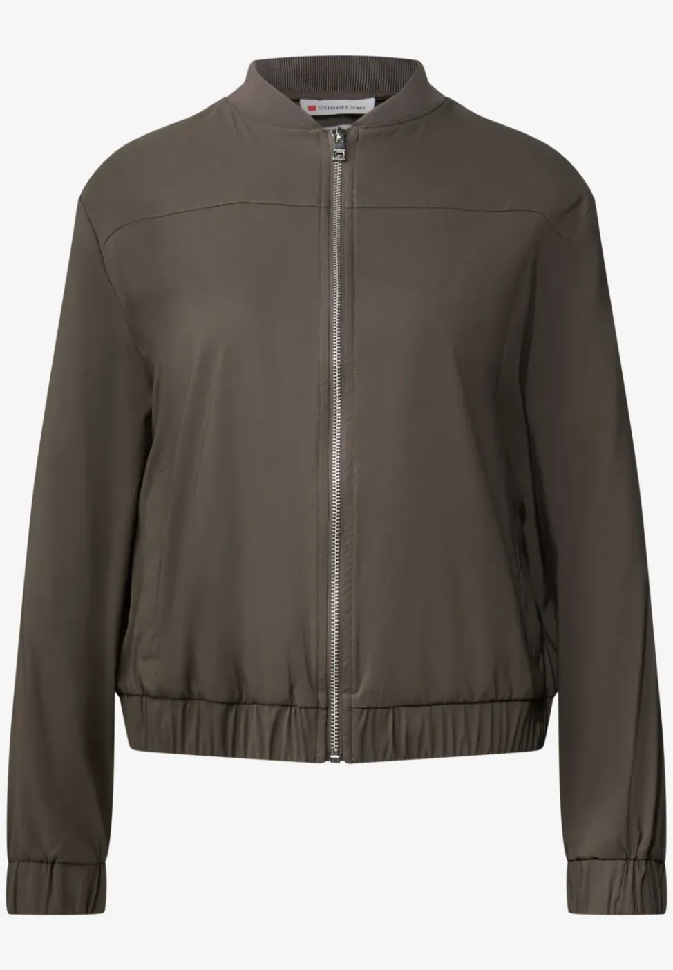 Blouson in Unifarbe