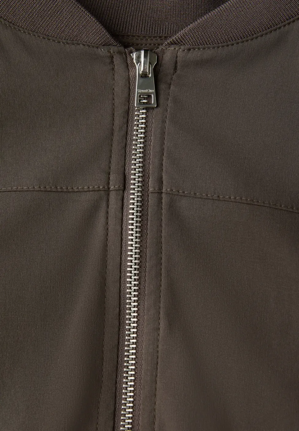Blouson in Unifarbe